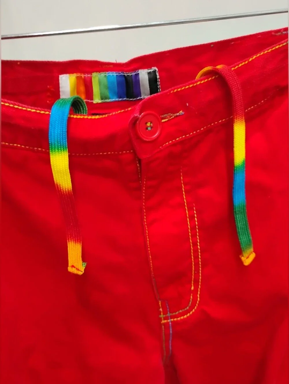 FESTIVAL EMBROIDERED CARGO PANTS